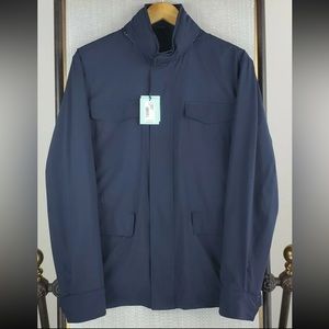 PETER MILLAR COLLECTION Medium Navy Blue Mens Excursionist Field Jacket